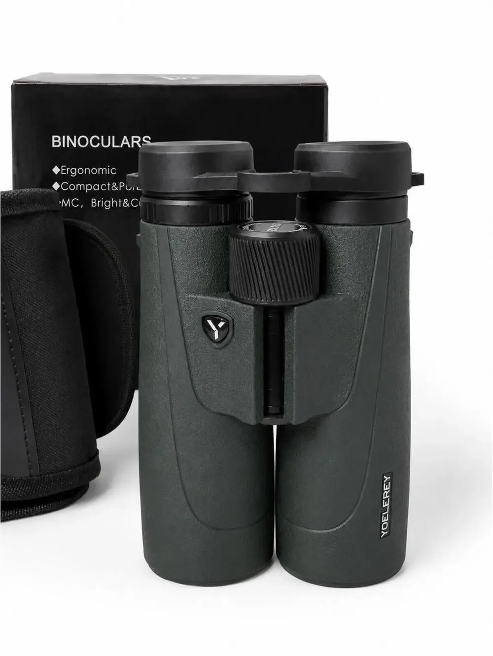 Yoelerey Binoculars for Adults High Powered with Phone Adapter, Bino Case